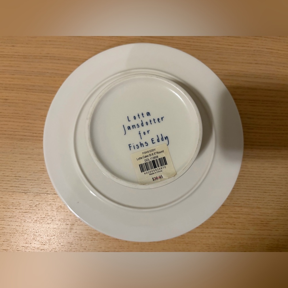 Lotta Jansdotter for Fishs Eddy cake stand - Picture 4 of 5